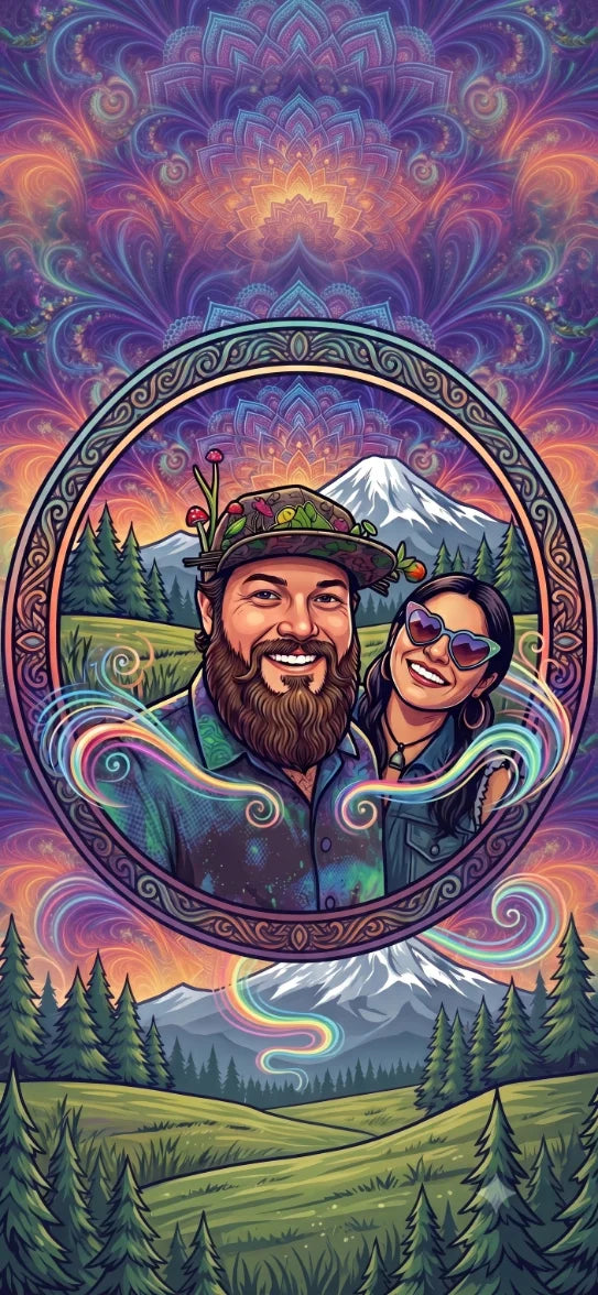 The founder of Tame the Wook Grooming Co., beard in mid-domestication